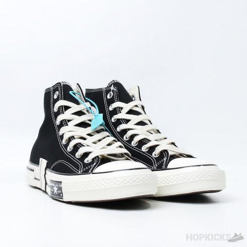 Converse Chuck Taylor All Star 70 Hi Remix Black Egret (Premium Batch)