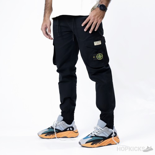 Stone Island Cargo Pants Black