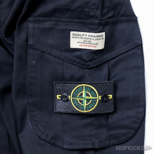 Stone Island Cargo Pants Black