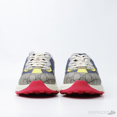 Gucci Rhyton Beige Ebony Sneakers (Dot Perfect)