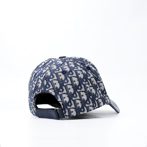 Dior Monogram Logo Navy Blue Cap