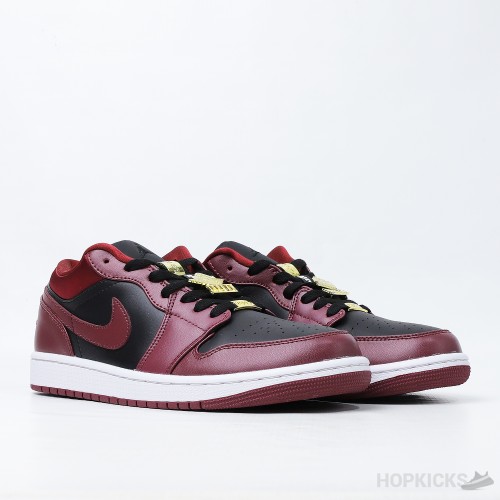 Air Jordan 1 Low Dark Beetroot Black (Women's) (Premium Plus Batch)