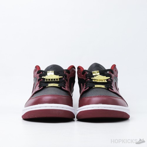 Air Jordan 1 Low Dark Beetroot Black (Women's) (Premium Plus Batch)