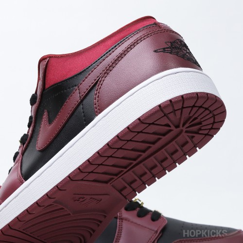 Air Jordan 1 Low Dark Beetroot Black (Women's) (Premium Plus Batch)