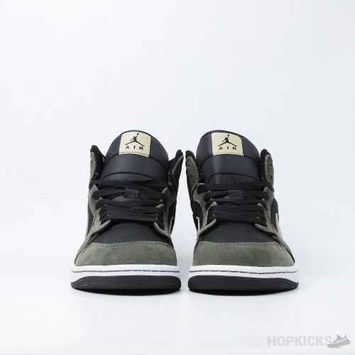 Air Jordan 1 Mid Military Olive (Premium Plus Batch)