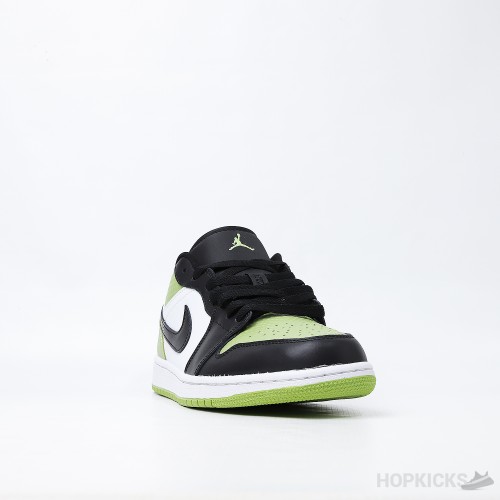 Air Jordan 1 Low Snakeskin Vivid Green (Premium Plus Batch)