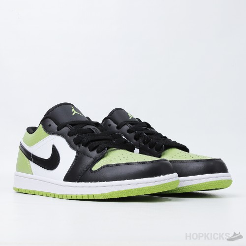 Air Jordan 1 Low Snakeskin Vivid Green (Premium Plus Batch)