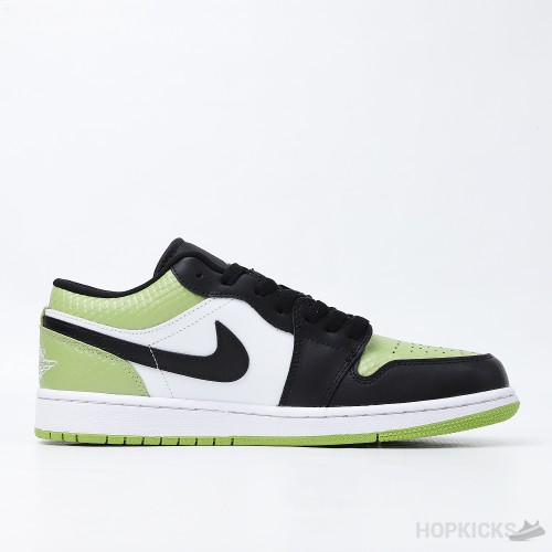 Air Jordan 1 Low Snakeskin Vivid Green (Premium Plus Batch)