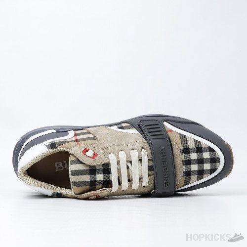 Burberry Ramsey Vintage Check Suede Leather (Dot Perfect)