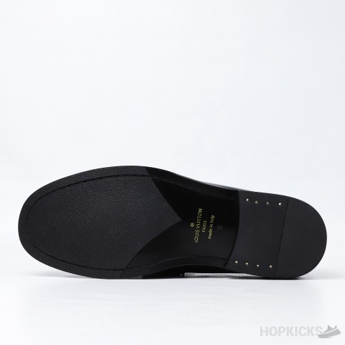 LV Major Loafer Black Embossed Pattern (Dot Perfect)