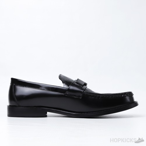 LV Major Loafer Black Embossed Pattern (Dot Perfect)