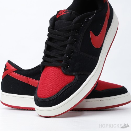 Air Jordan 1 KO Low Bred (Premium Plus Batch)