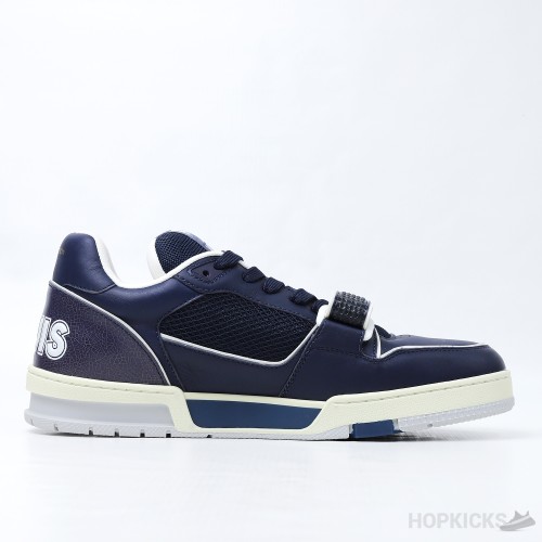 Louis Vuitton Trainer Navy Mesh (Dot Perfect)