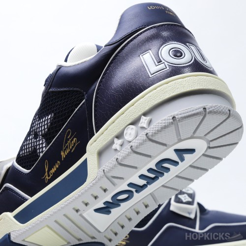 Louis Vuitton Trainer Navy Mesh (Dot Perfect)