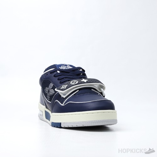 Louis Vuitton Trainer Navy Mesh (Dot Perfect)