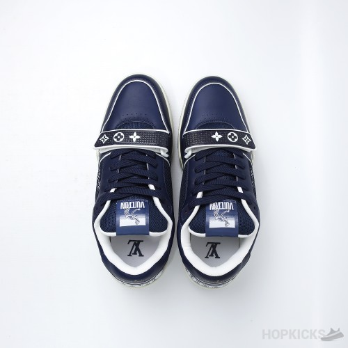 Louis Vuitton Trainer Navy Mesh (Dot Perfect)