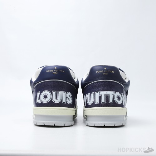 Louis Vuitton Trainer Navy Mesh (Dot Perfect)