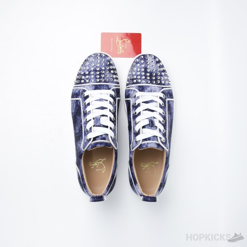 Blue Louis Junior Spikes Orlato Tie-dye Sneakers (Dot Perfect)