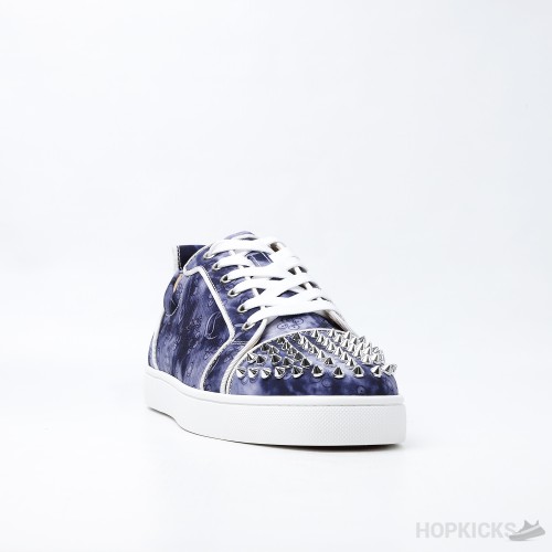 Blue Louis Junior Spikes Orlato Tie-dye Sneakers (Dot Perfect)
