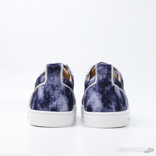 Blue Louis Junior Spikes Orlato Tie-dye Sneakers (Dot Perfect)