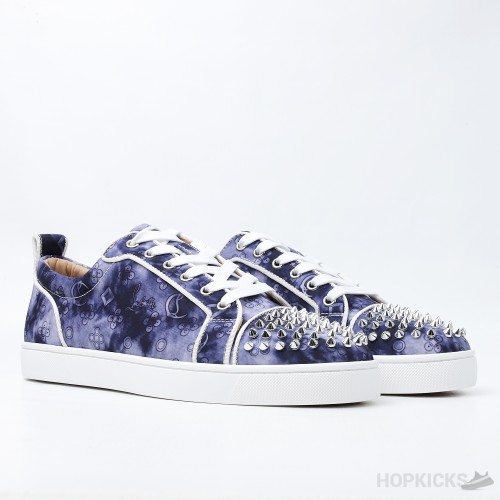 Blue Louis Junior Spikes Orlato Tie-dye Sneakers (Dot Perfect)