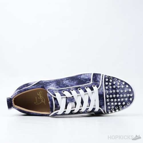 Blue Louis Junior Spikes Orlato Tie-dye Sneakers (Dot Perfect)