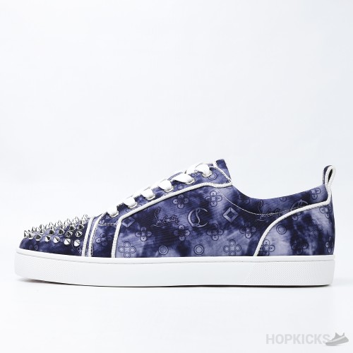 Blue Louis Junior Spikes Orlato Tie-dye Sneakers (Dot Perfect)