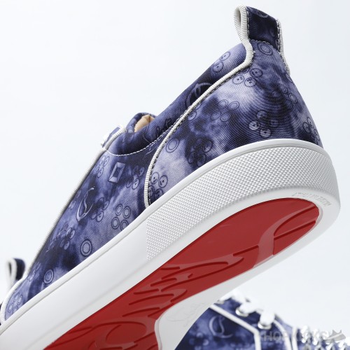 Blue Louis Junior Spikes Orlato Tie-dye Sneakers (Dot Perfect)