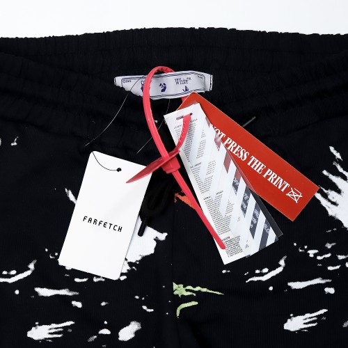 Off-White Seeing Things Black Shorts