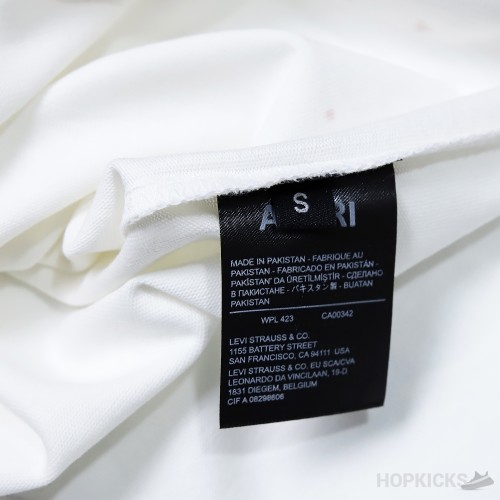 AMIRI Paint Drip White T-Shirt