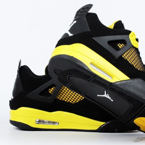 Nike Air Jordan 4 Retro Yellow Thunder (Premium Plus Batch)