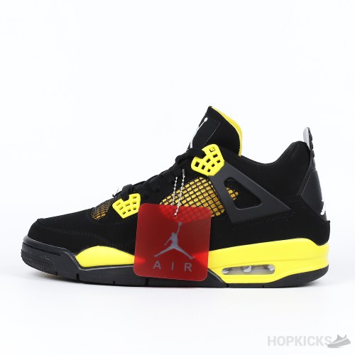 Nike Air Jordan 4 Retro Yellow Thunder (Premium Plus Batch)