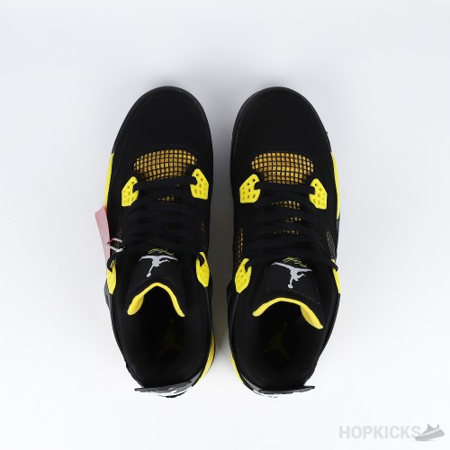 Nike Air Jordan 4 Retro Yellow Thunder (Premium Plus Batch)
