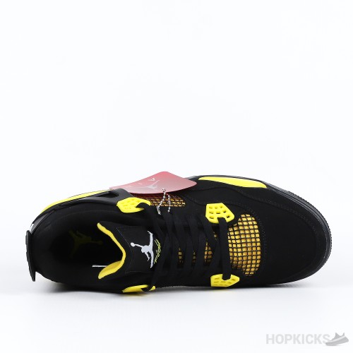 Nike Air Jordan 4 Retro Yellow Thunder (Premium Plus Batch)