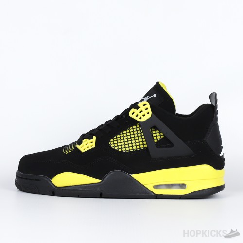 Nike Air Jordan 4 Retro Yellow Thunder (Dot Perfect)