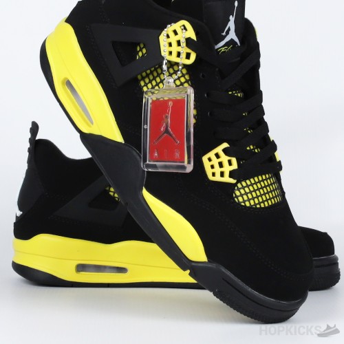 Nike Air Jordan 4 Retro Yellow Thunder (Premium Plus Batch)