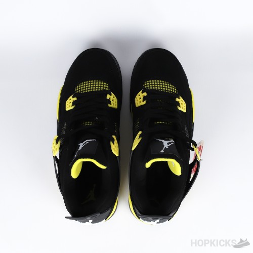 Nike Air Jordan 4 Retro Yellow Thunder (Premium Plus Batch)