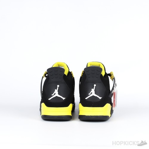 Nike Air Jordan 4 Retro Yellow Thunder (Premium Plus Batch)