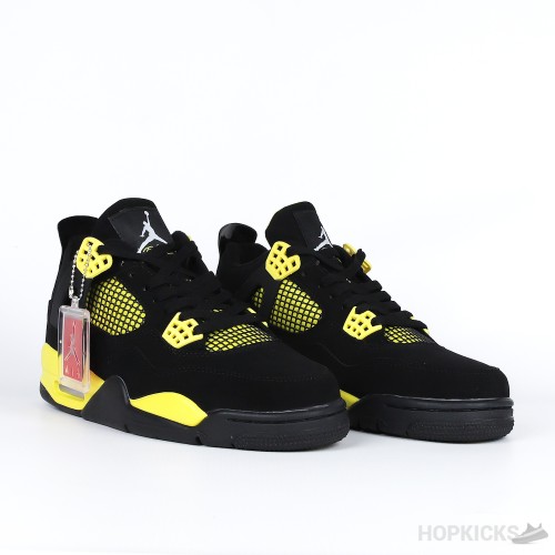 Nike Air Jordan 4 Retro Yellow Thunder (Premium Plus Batch)