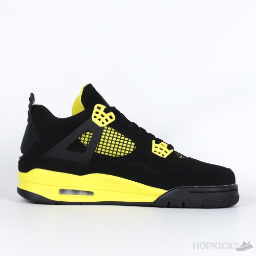 Nike Air Jordan 4 Retro Yellow Thunder (Premium Plus Batch)