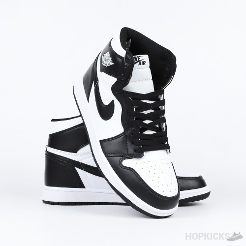 Nike Air Jordan 1 High Black White (Dot Perfect)