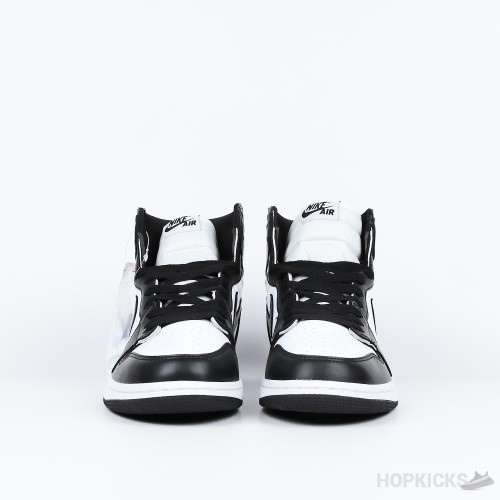 Nike Air Jordan 1 High Black White (Dot Perfect)