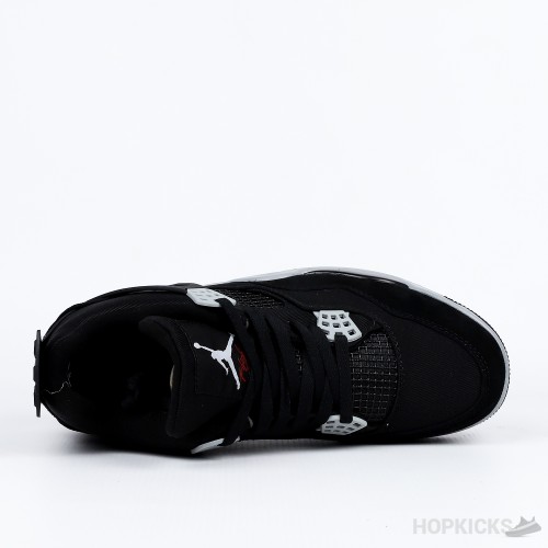 Air Jordan 4 Black Canvas (Premium Batch)