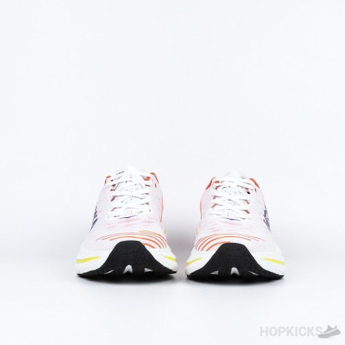 Hoka Bondi XM Shoes White and Orange (Premium Batch)