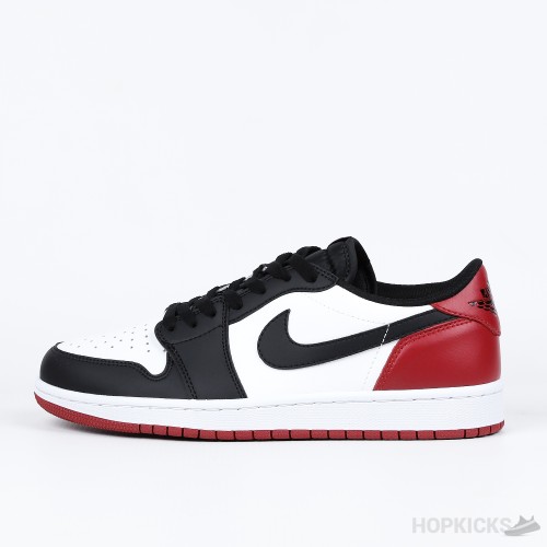 Air Jordan 1 Retro Low OG Black Toe (Premium Batch)