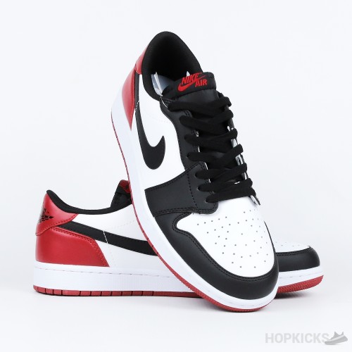 Air Jordan 1 Retro Low OG Black Toe (Premium Batch)