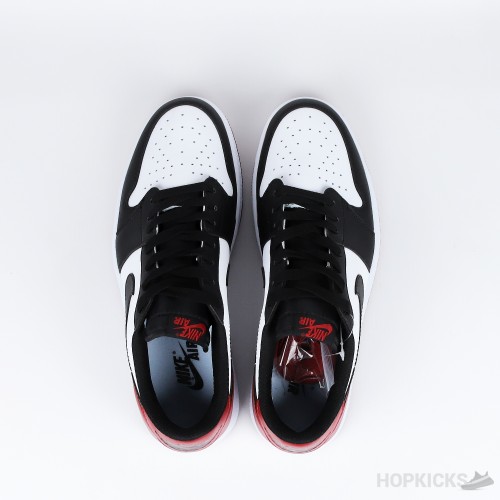 Air Jordan 1 Retro Low OG Black Toe (Premium Batch)