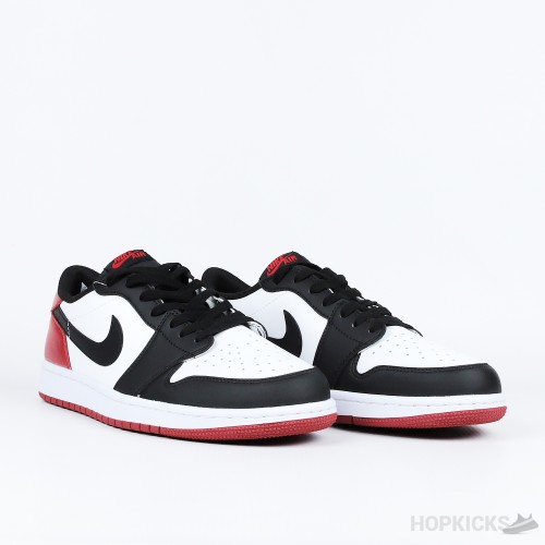 Air Jordan 1 Retro Low OG Black Toe (Premium Batch)