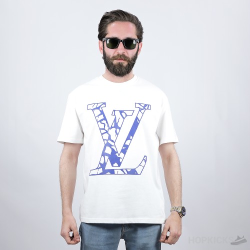 LV Ski Short Sleeved Cotton Crewneck