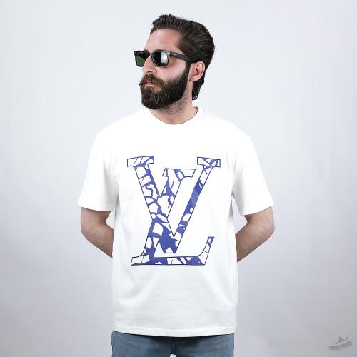 LV Ski Short Sleeved Cotton Crewneck